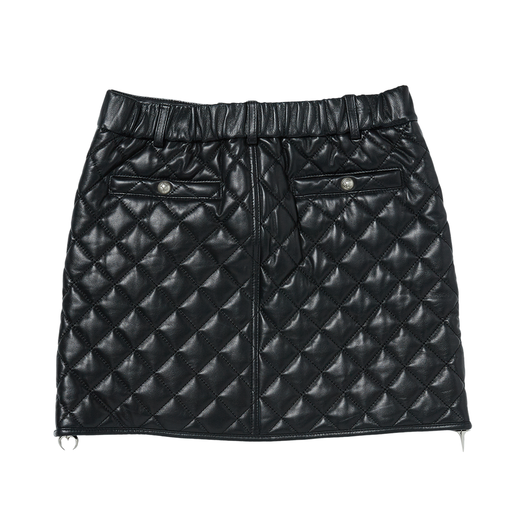 Angels Quilted Short Skirt