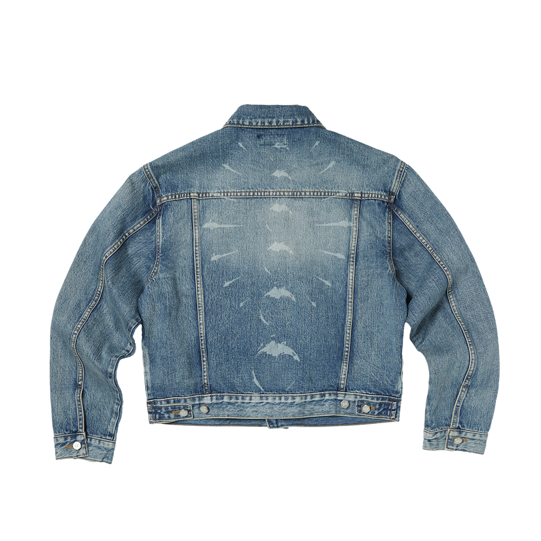 TC SPINE LASER DENIM JACKET