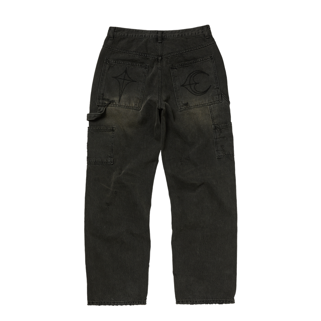 STUDED KNEE CARPENTER PANTS
