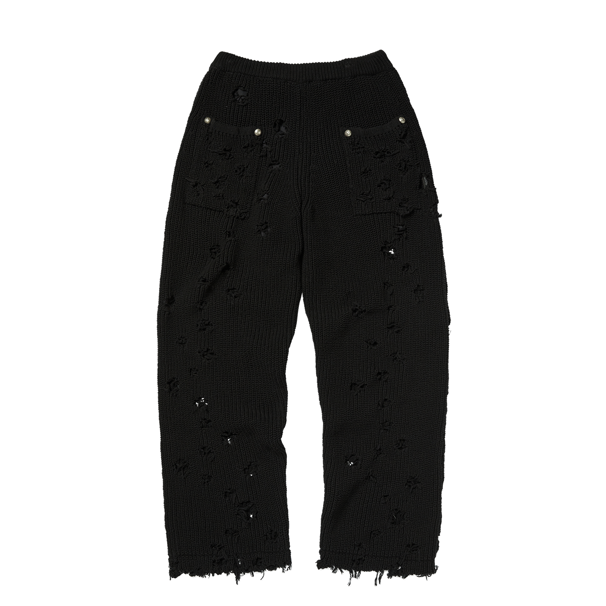 TC DESTROYED KNIT PANTS