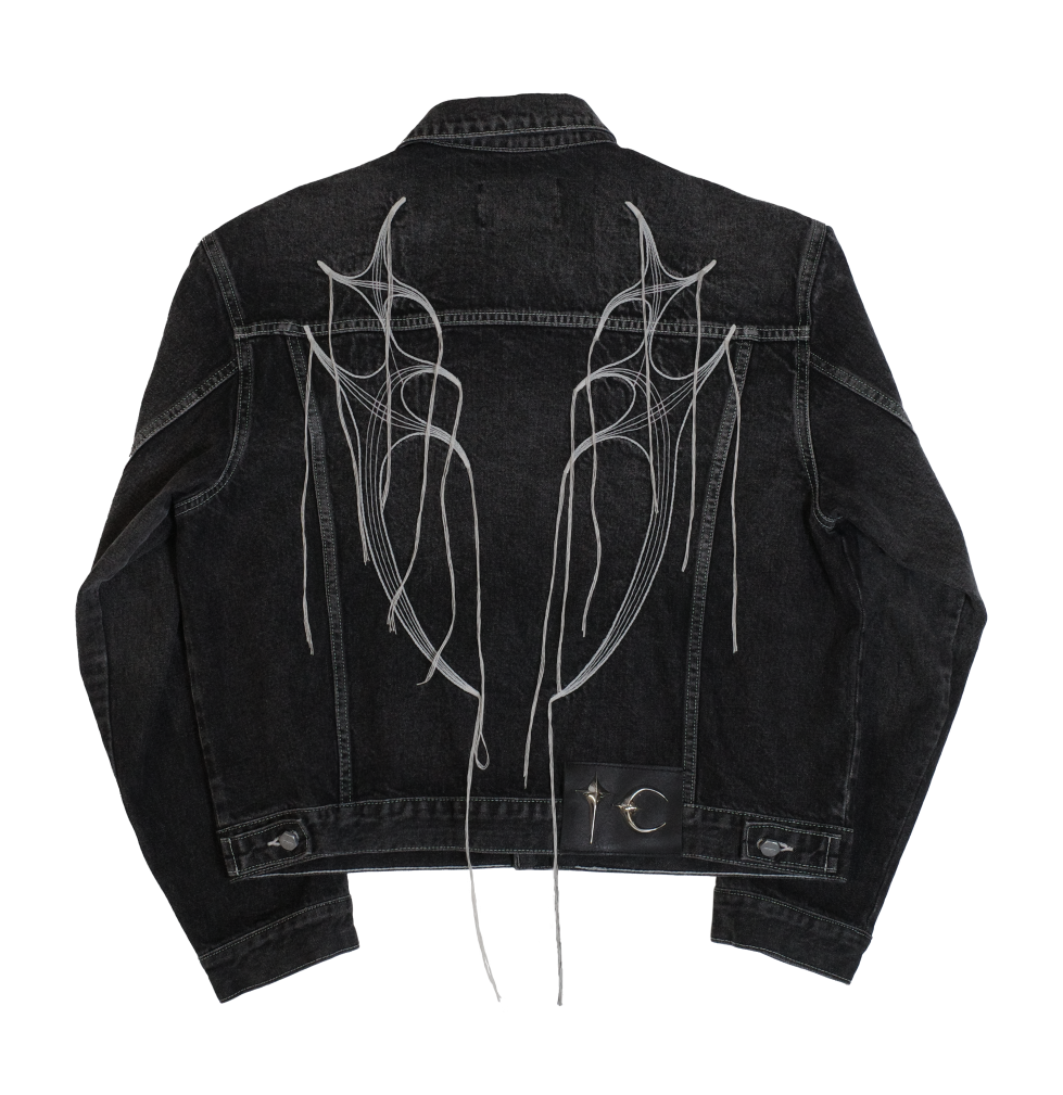 Tribal Tree Denim Jacket