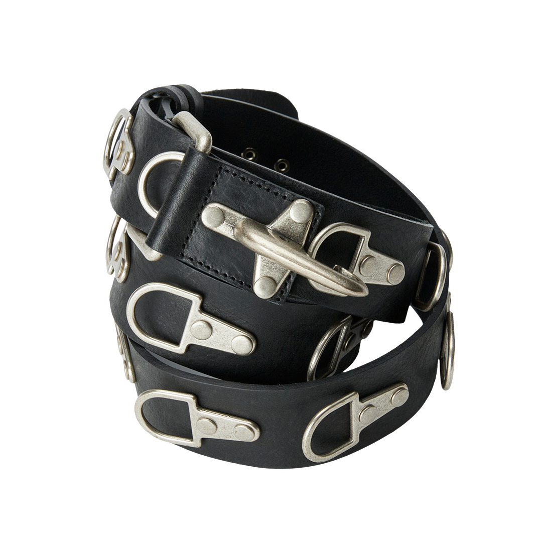 Full Metal Leather Belt