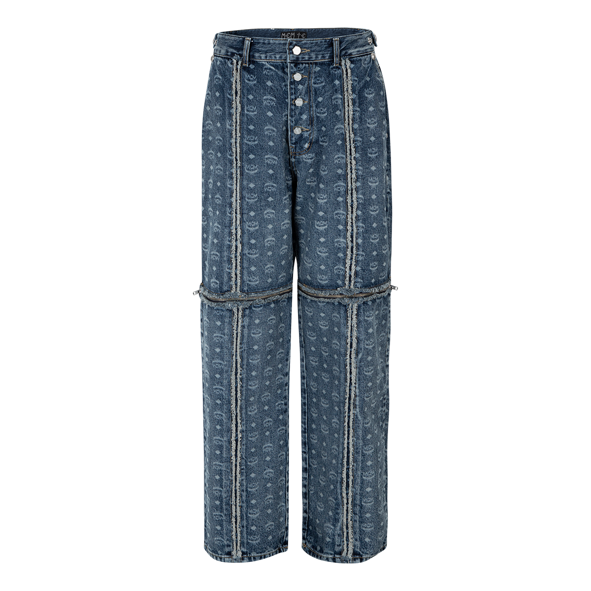 MCM TC ZIP DENIM PANTS