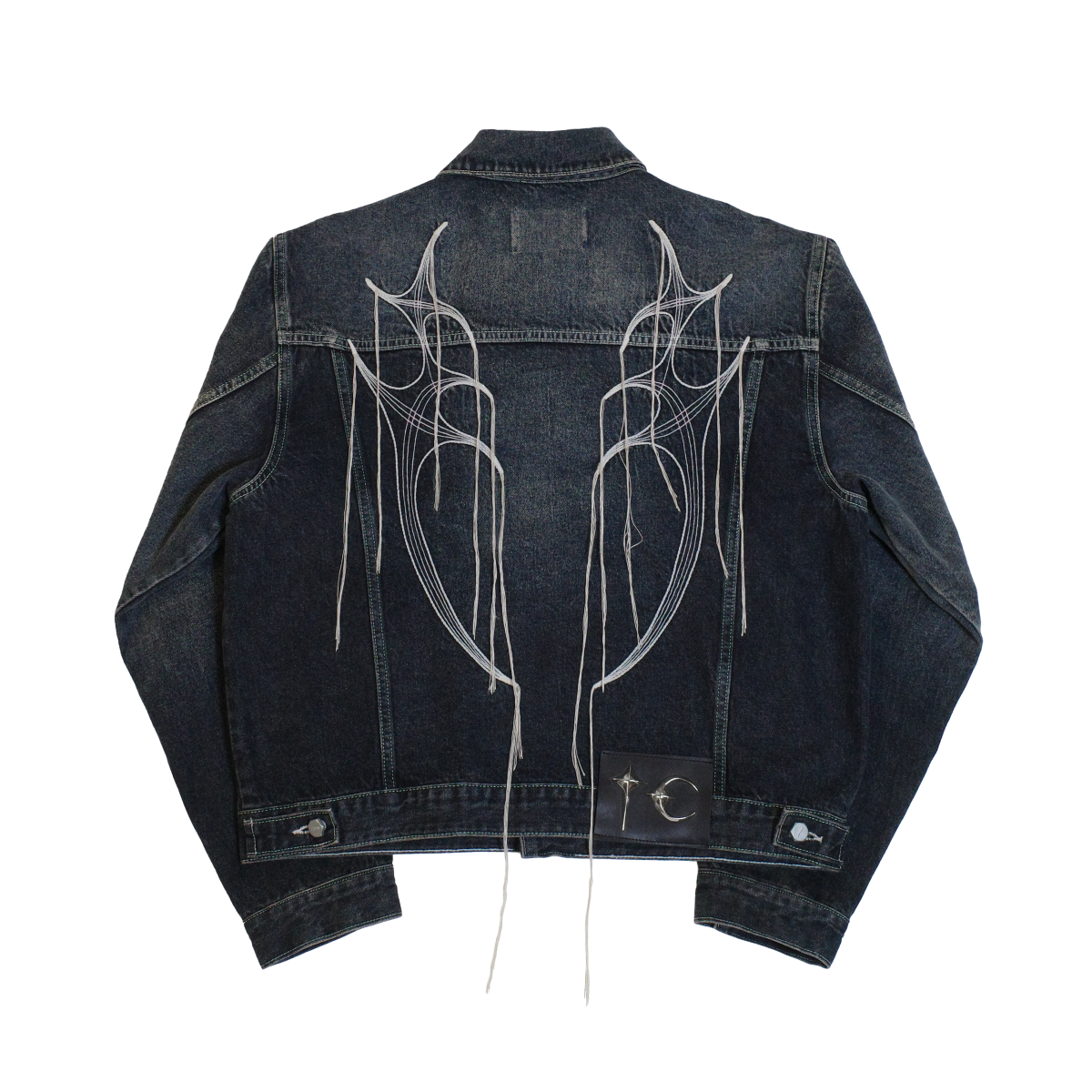 Tribal Tree Denim Jacket