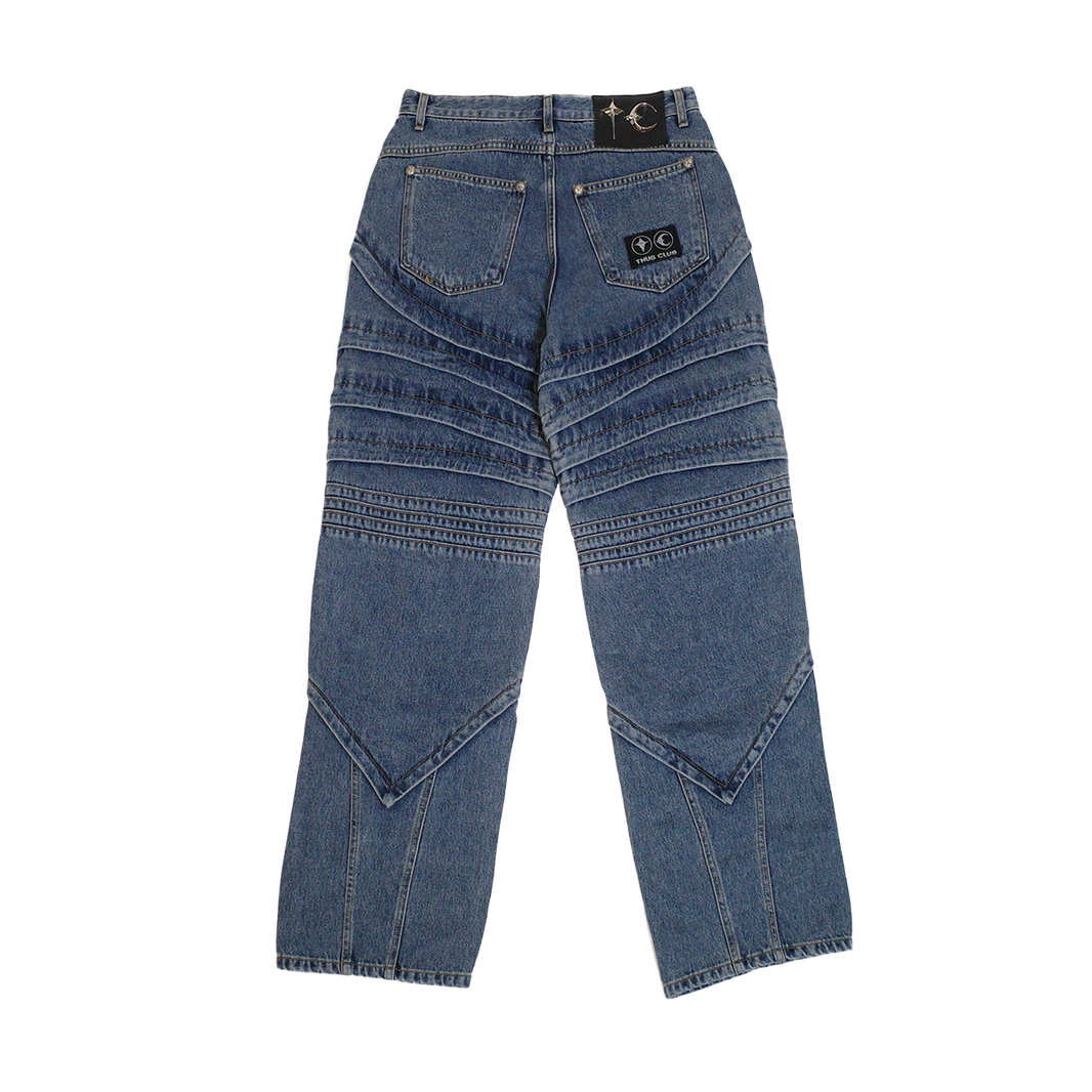 Full Stud Knight Denim Pants