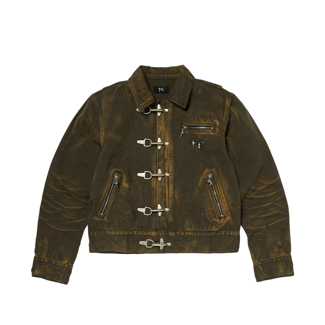 TC TWO TONE WASHED JACKET