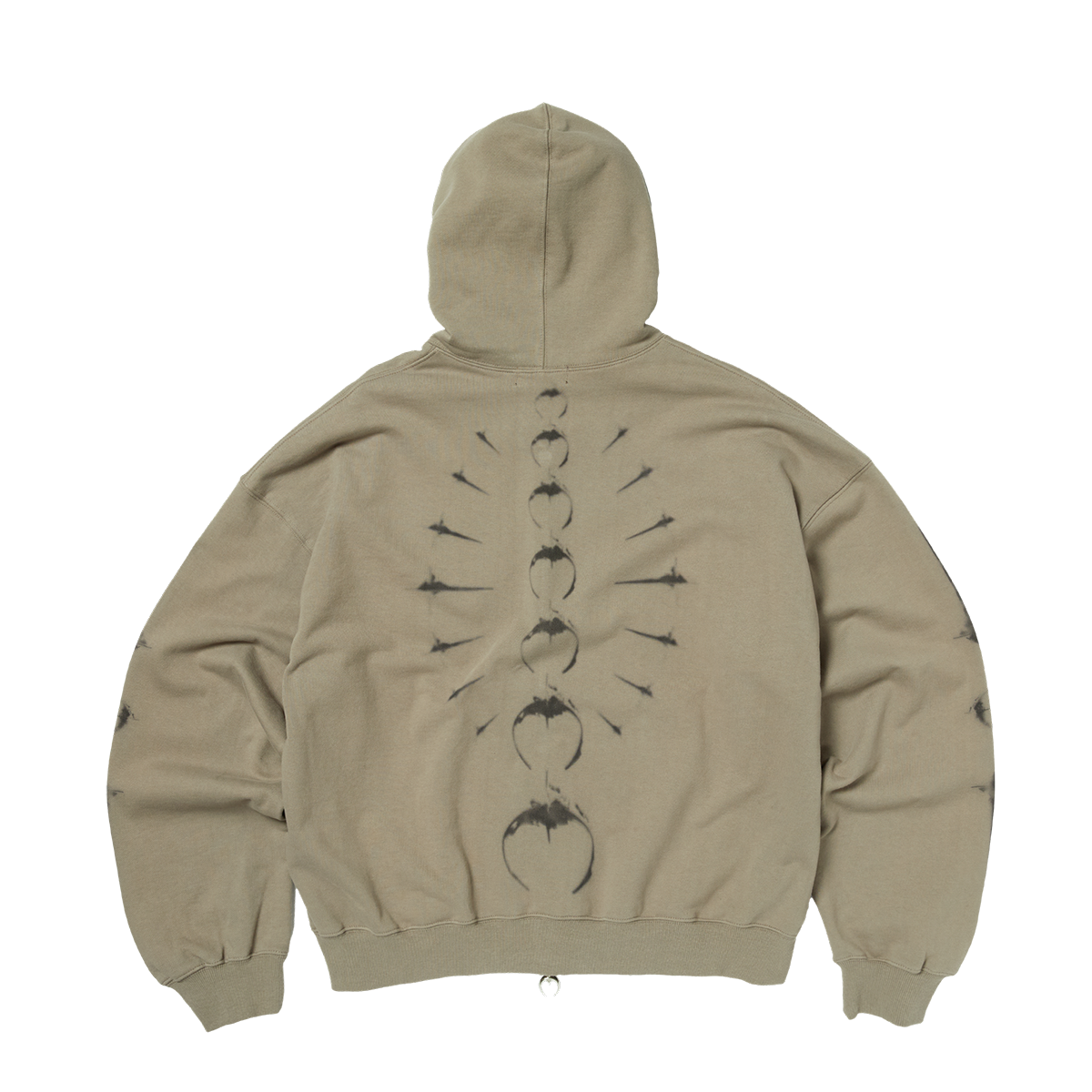 TC RIBCAGE ZIP-UP HOODIE