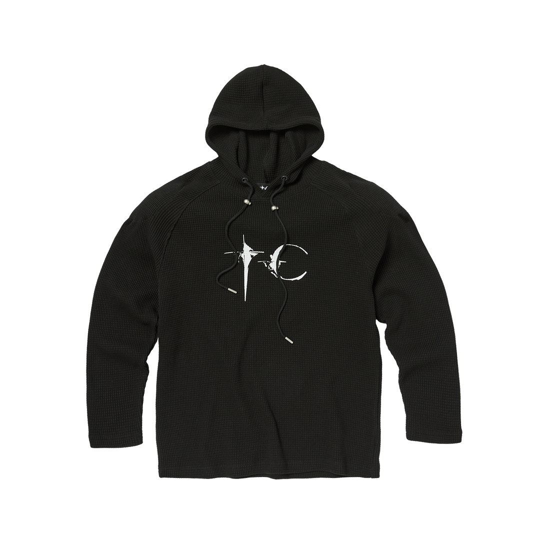 BULK SHOULDER WAFFLE HOODIE