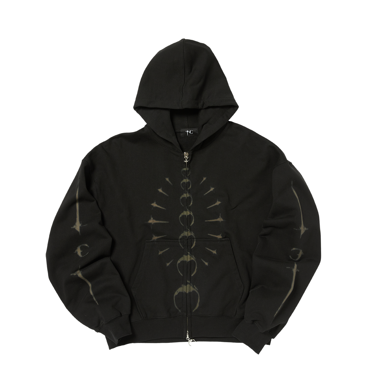 TC RIBCAGE ZIP-UP HOODIE