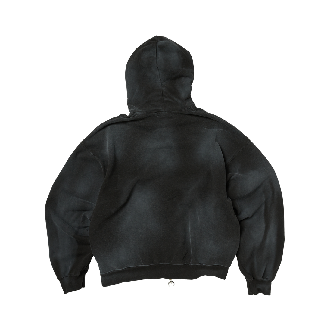 DIRTY WASHED OLD GLORY ZIP-UP HOODIE