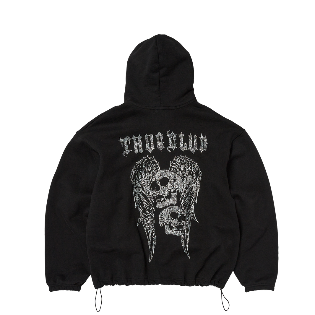 TC Angels Crystal Embellished Hoodie