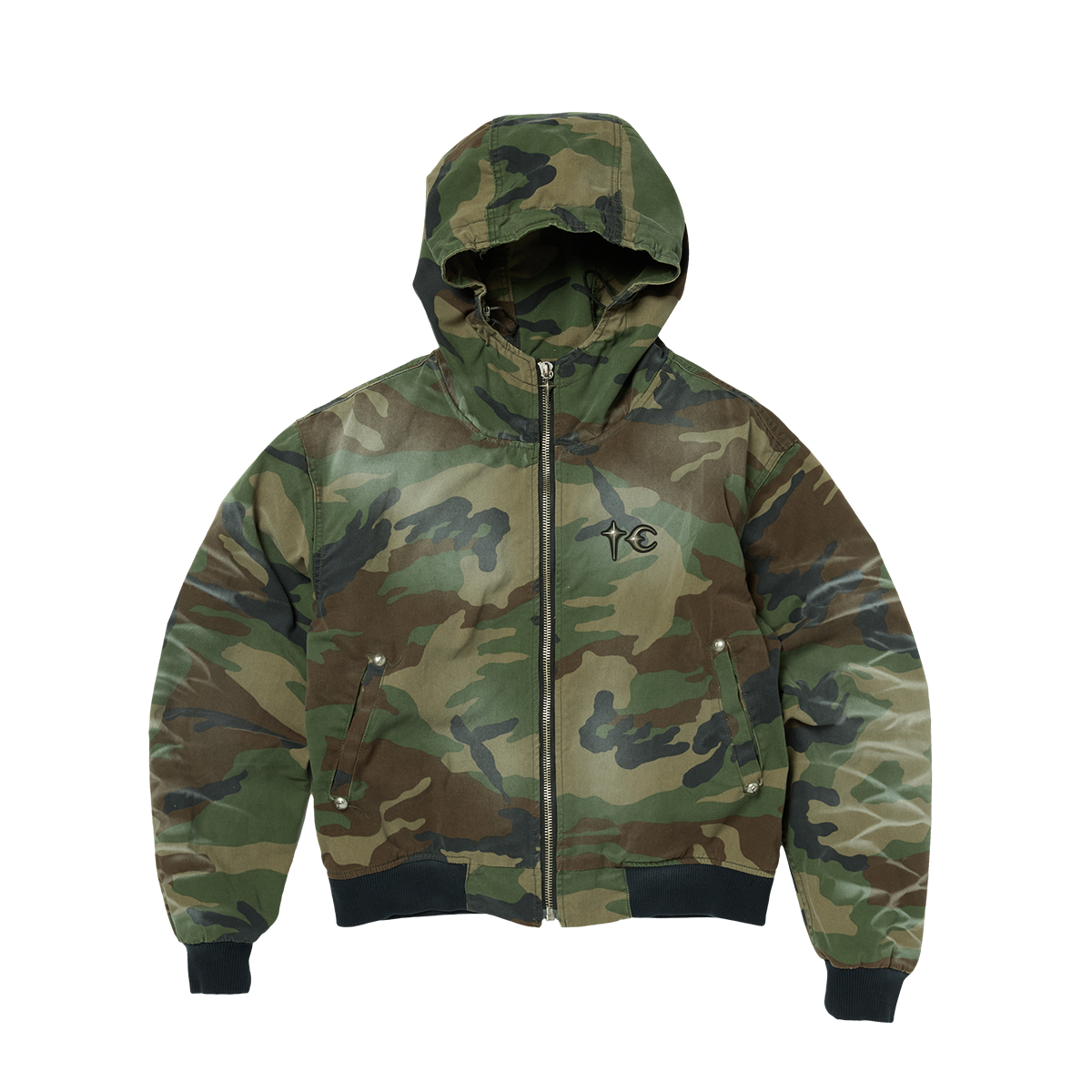 THREE RIDING SKULL VINTAGE JACKET