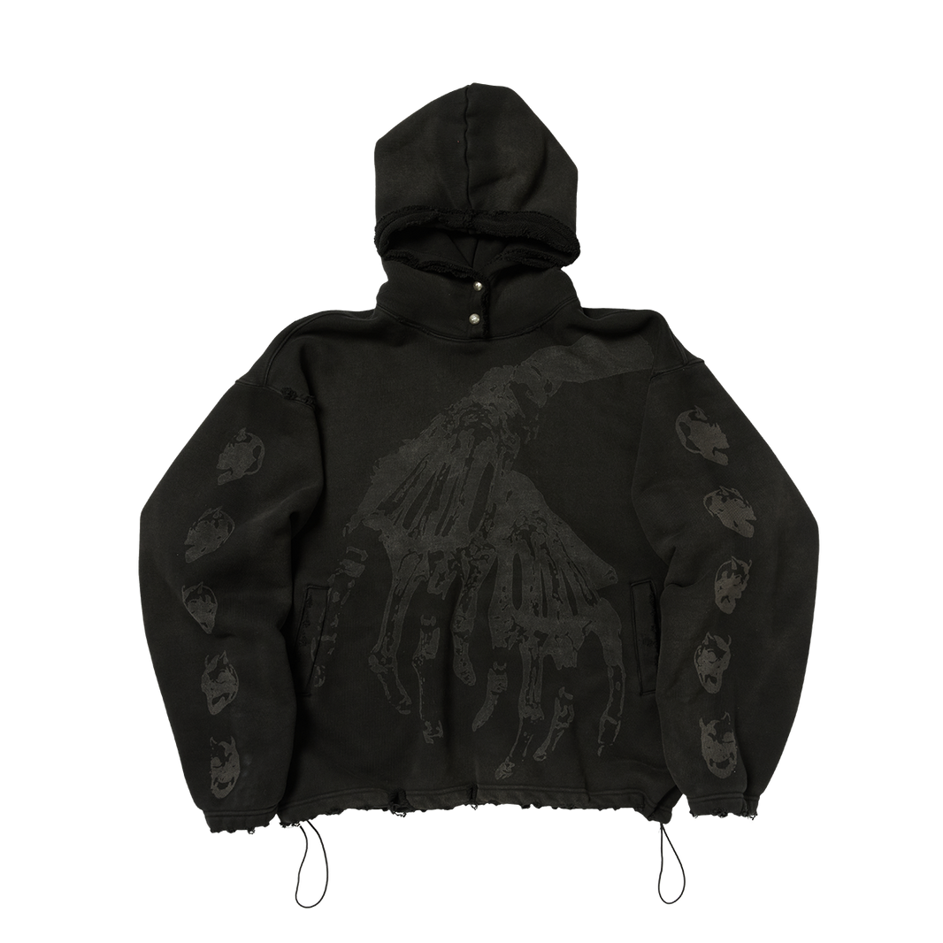 TC BONE CROSS HOODIE
