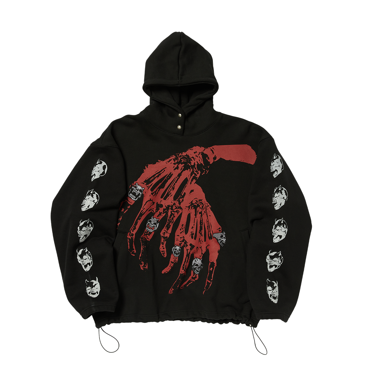 TC BONE CROSS HOODIE