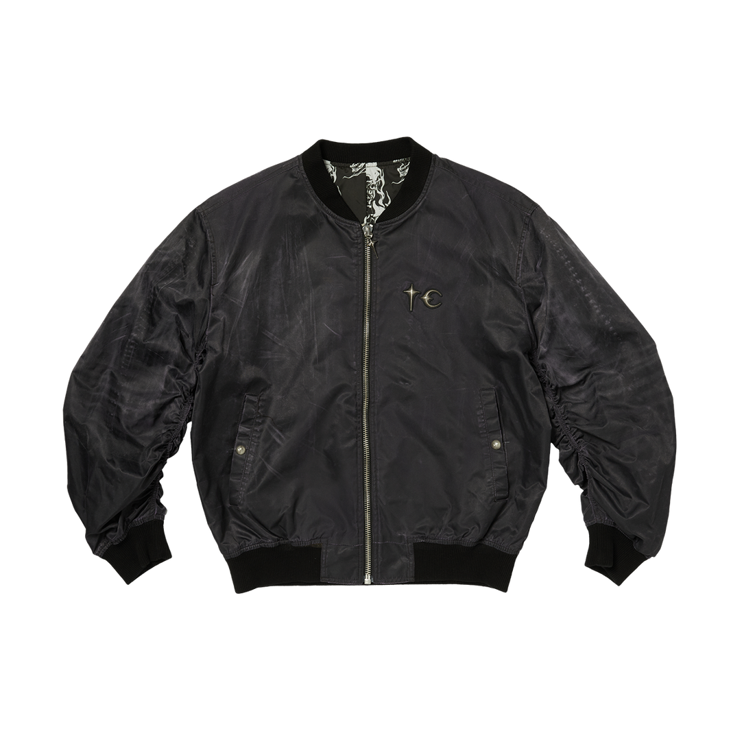 JAMONG TWO TONE WASHED MA-1 JACKET