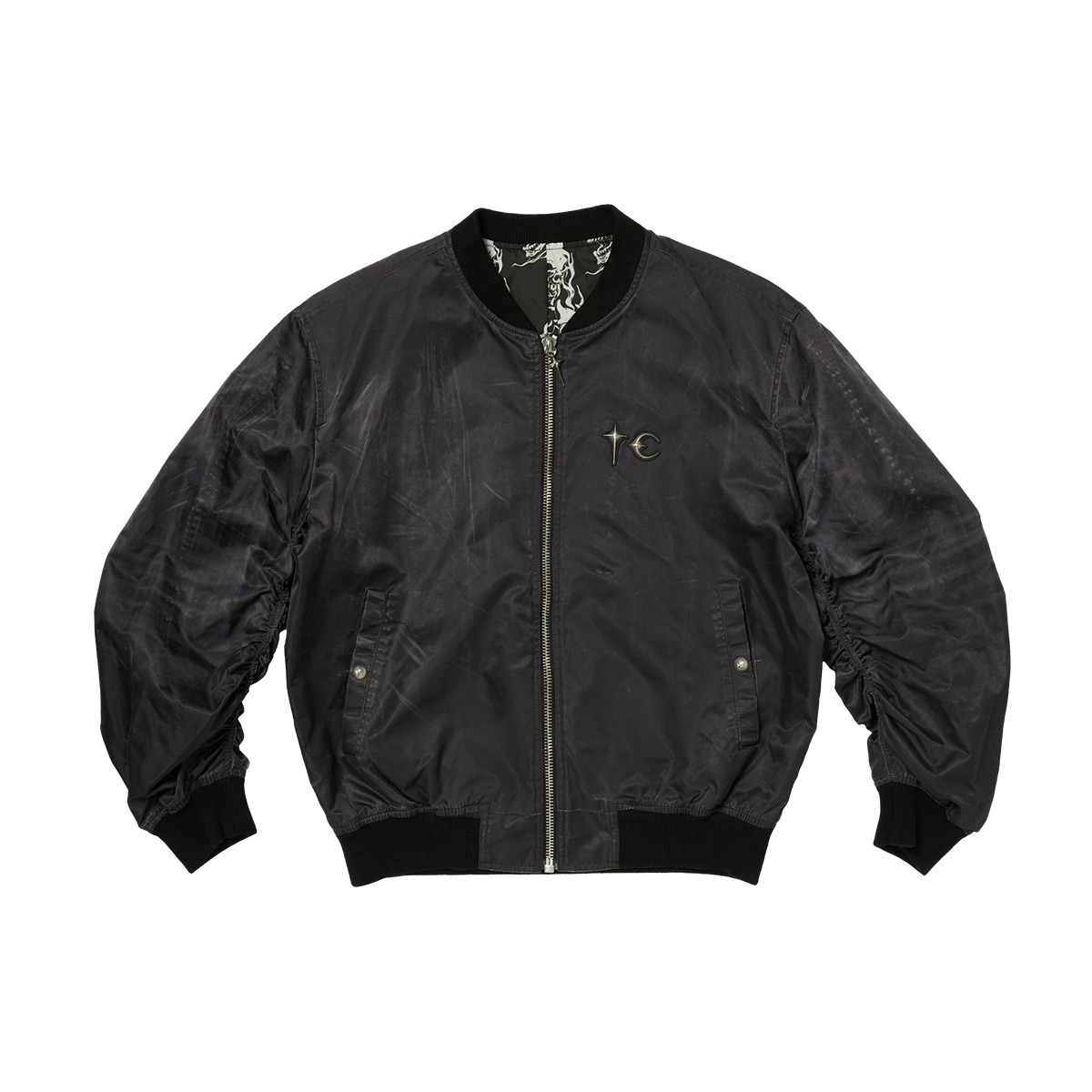 JAMONG TWO TONE WASHED MA-1 JACKET