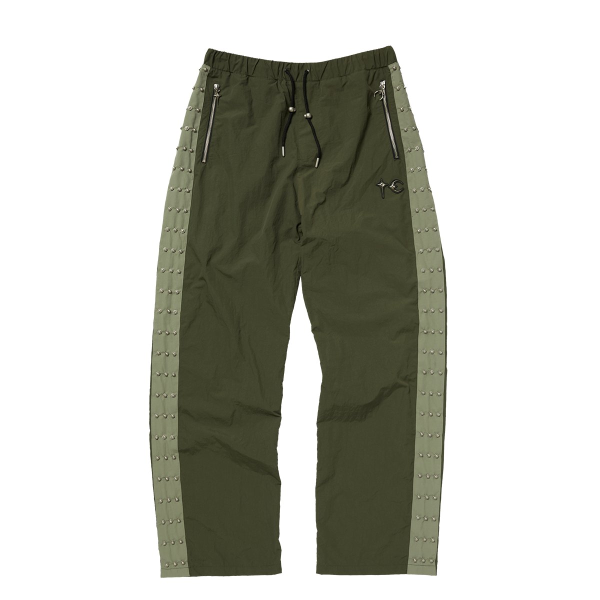 TRIPLE LINE STUD TRACK PANTS