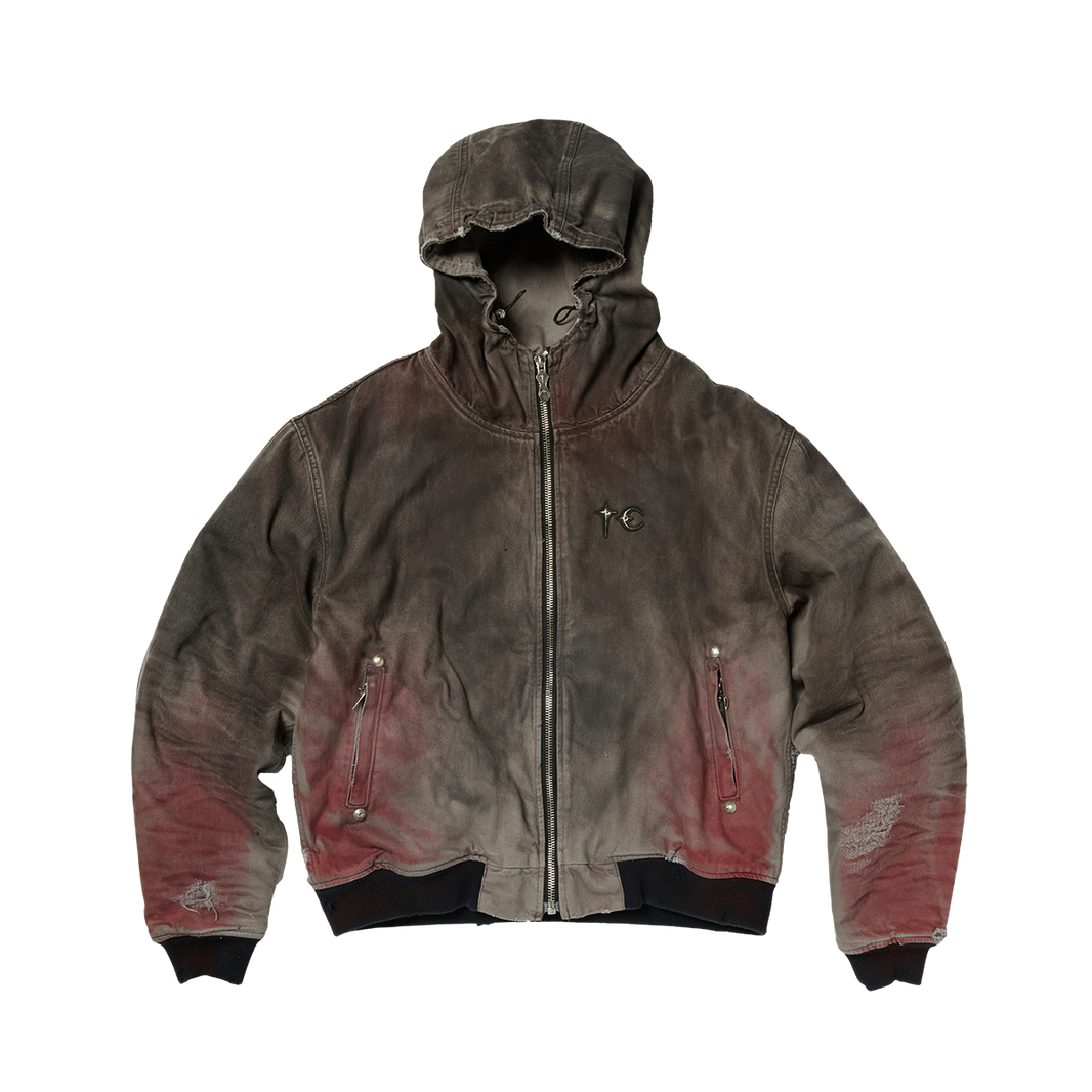 THREE RIDING SKULL VINTAGE JACKET