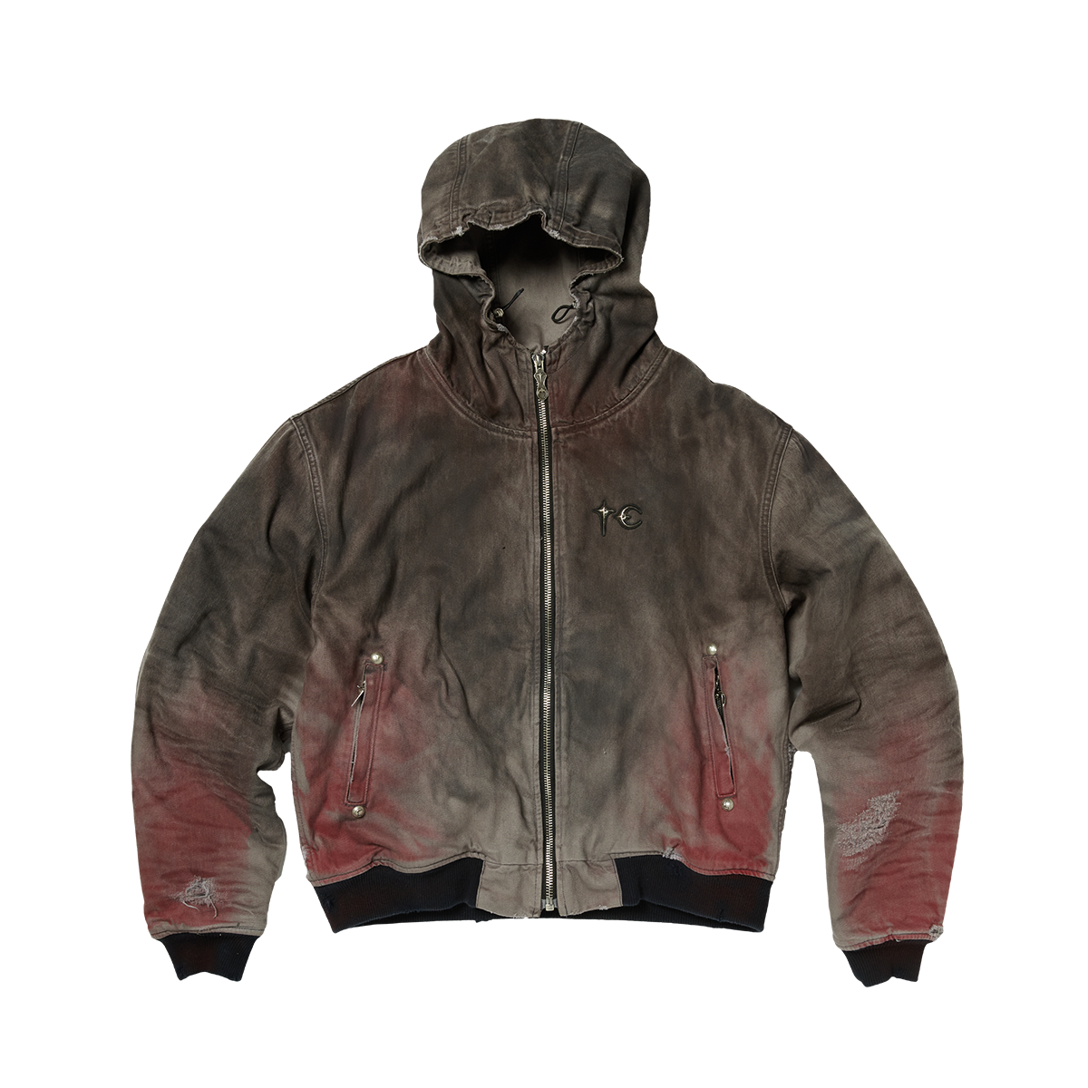 THREE RIDING SKULL VINTAGE JACKET