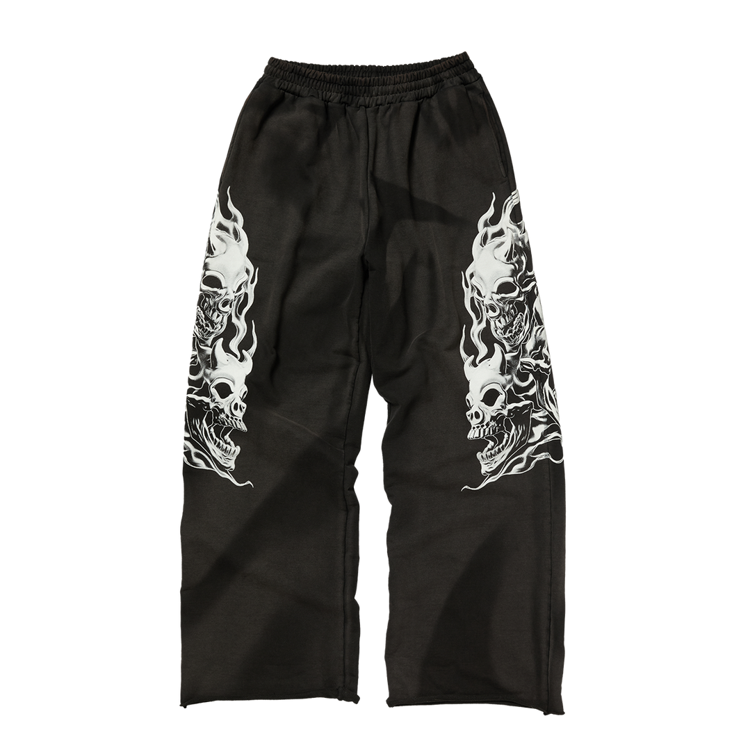 SIX RIDING SKULL SWEATPANTS