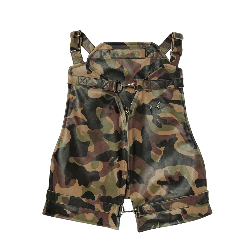 TC CAMO LEATHER LIFE VEST