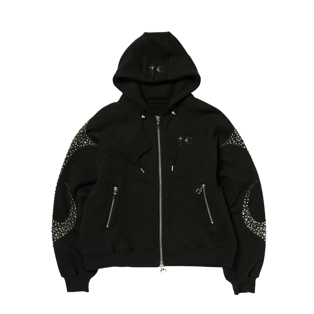IRON STEEL FOCUS ZIP-UP HOODIE
