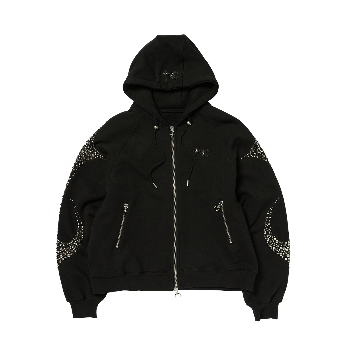 IRON STEEL FOCUS ZIP-UP HOODIE