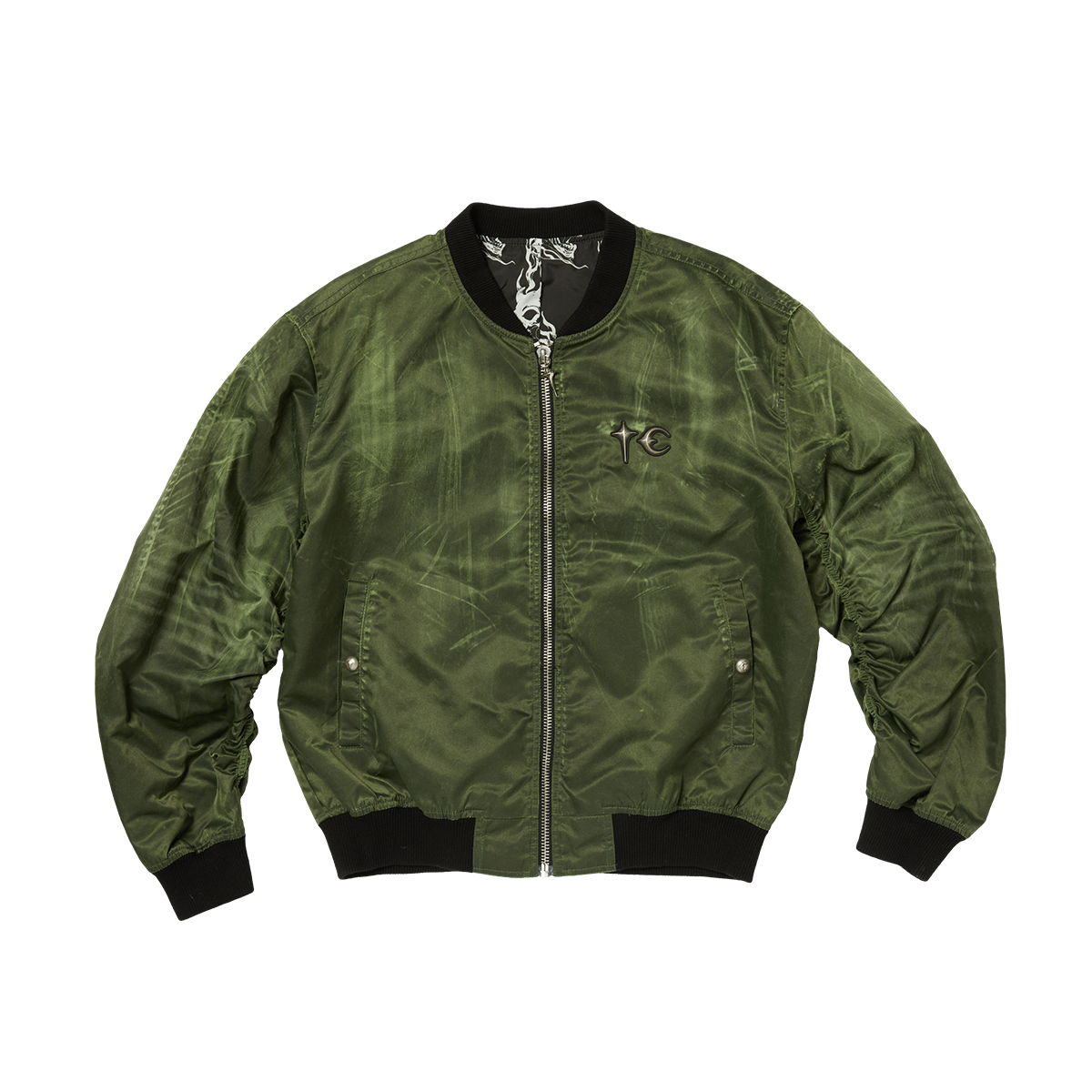 JAMONG TWO TONE WASHED MA-1 JACKET