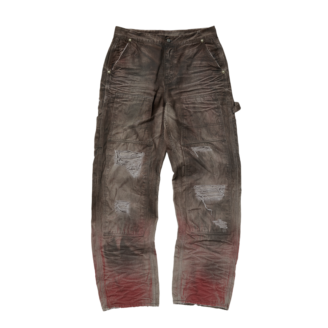 TWO TONE WASHED CARPENTER PANTS