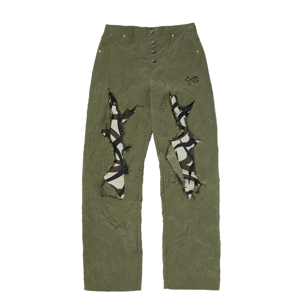 BURNT TRIBAL CAMO PANTS