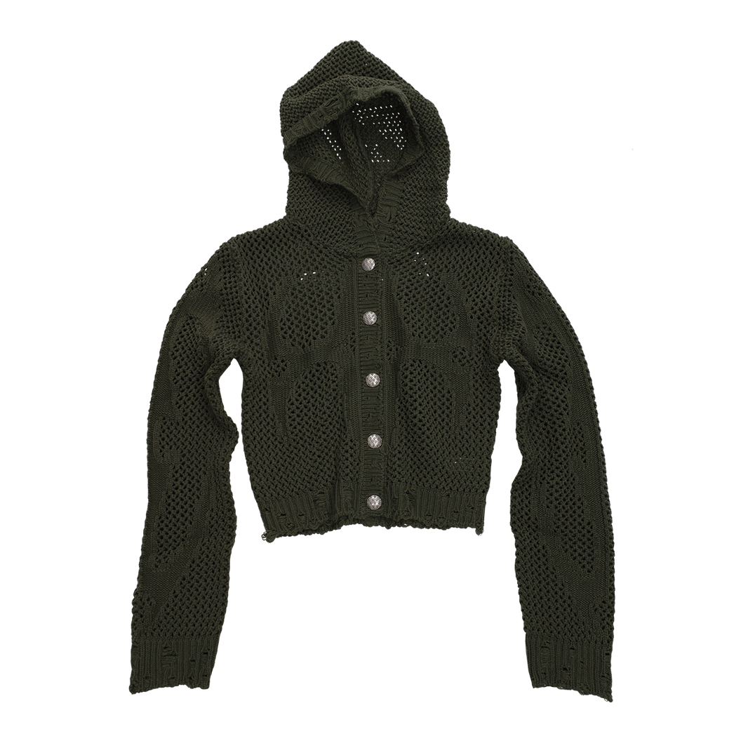 Tribal Net Hoodie knits