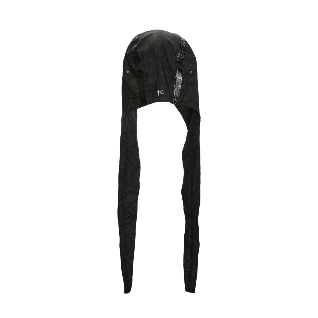 SEAM SEALED TAPED LINE HOODED SCARF