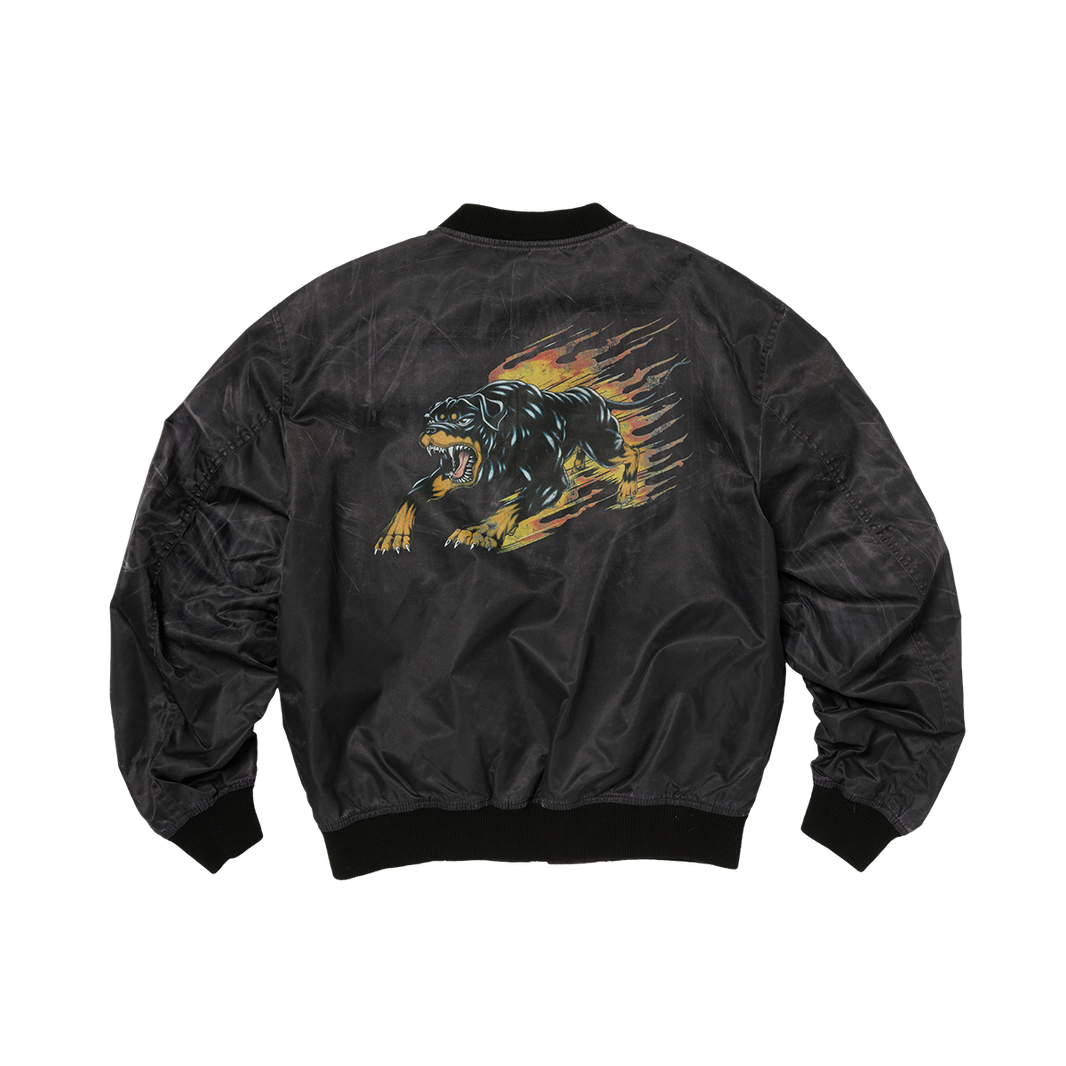 JAMONG TWO TONE WASHED MA-1 JACKET