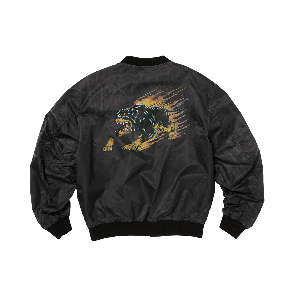 JAMONG TWO TONE WASHED MA-1 JACKET