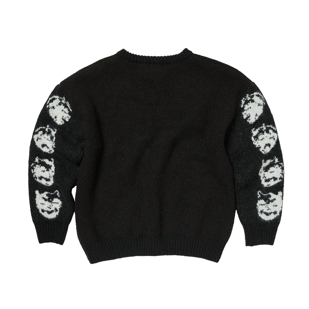TC BONE CROSS KNIT SWEATER