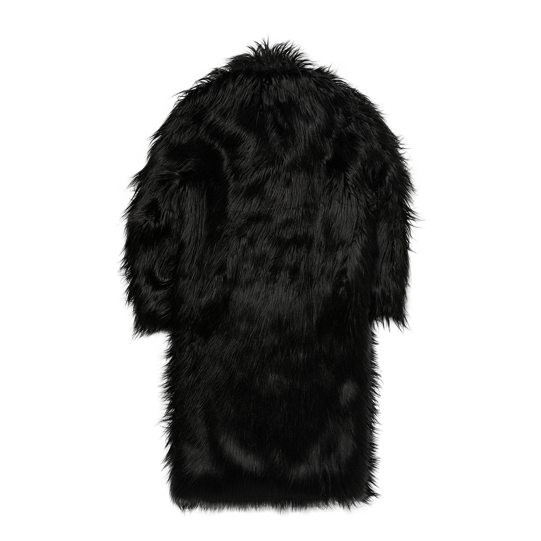 TC CROW FUR COAT
