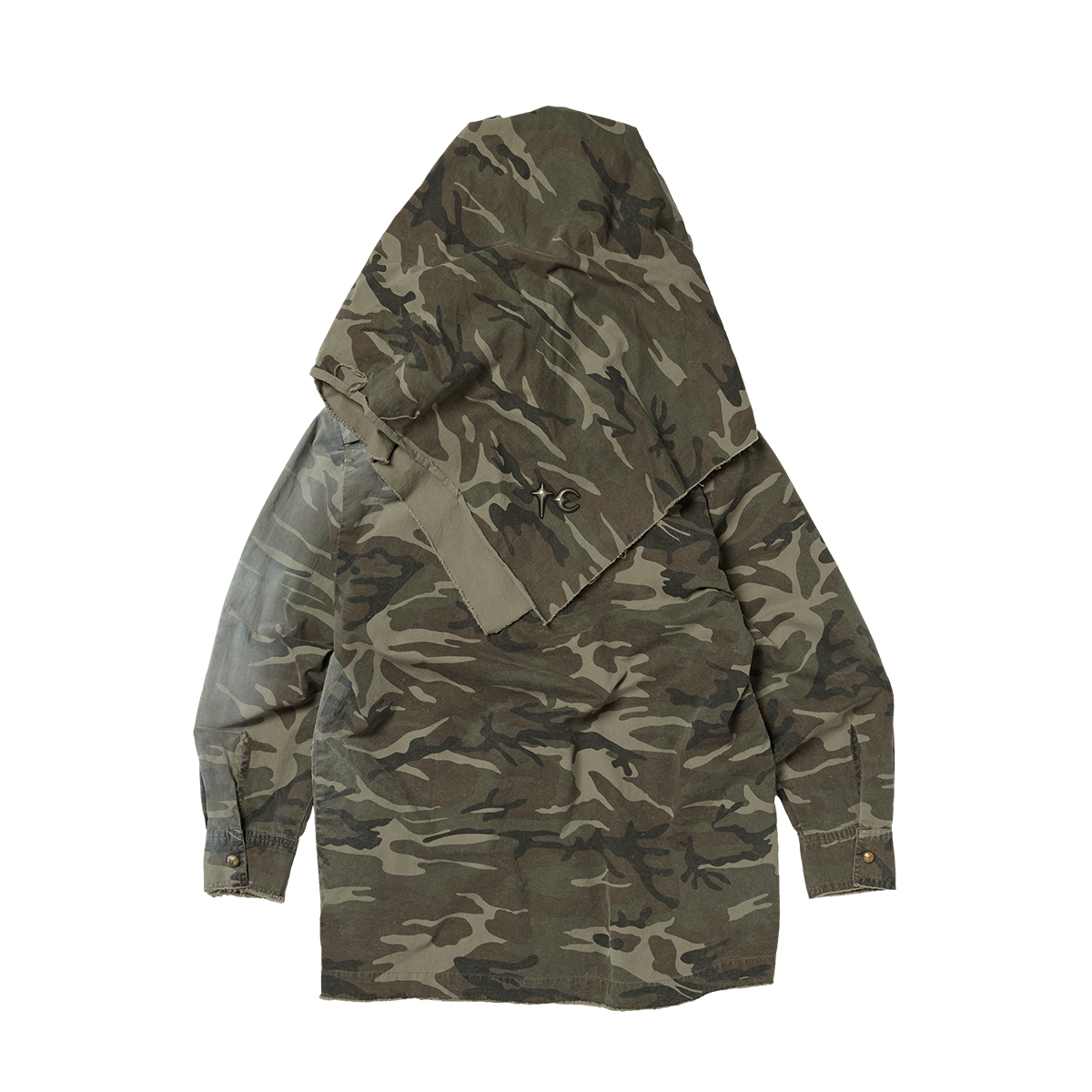 TAINTED CREED SCARF HOODED SHIRT