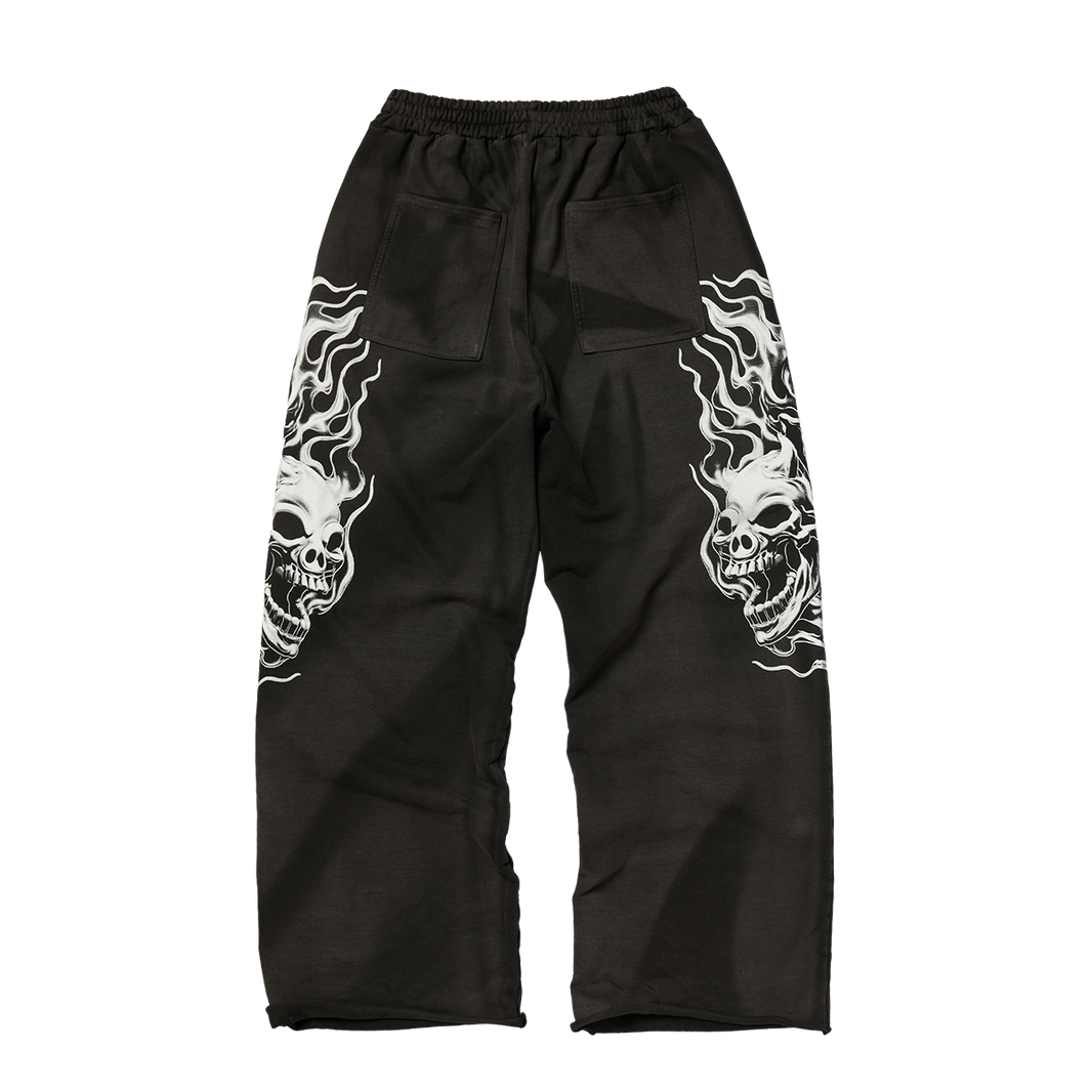 SIX RIDING SKULL SWEATPANTS