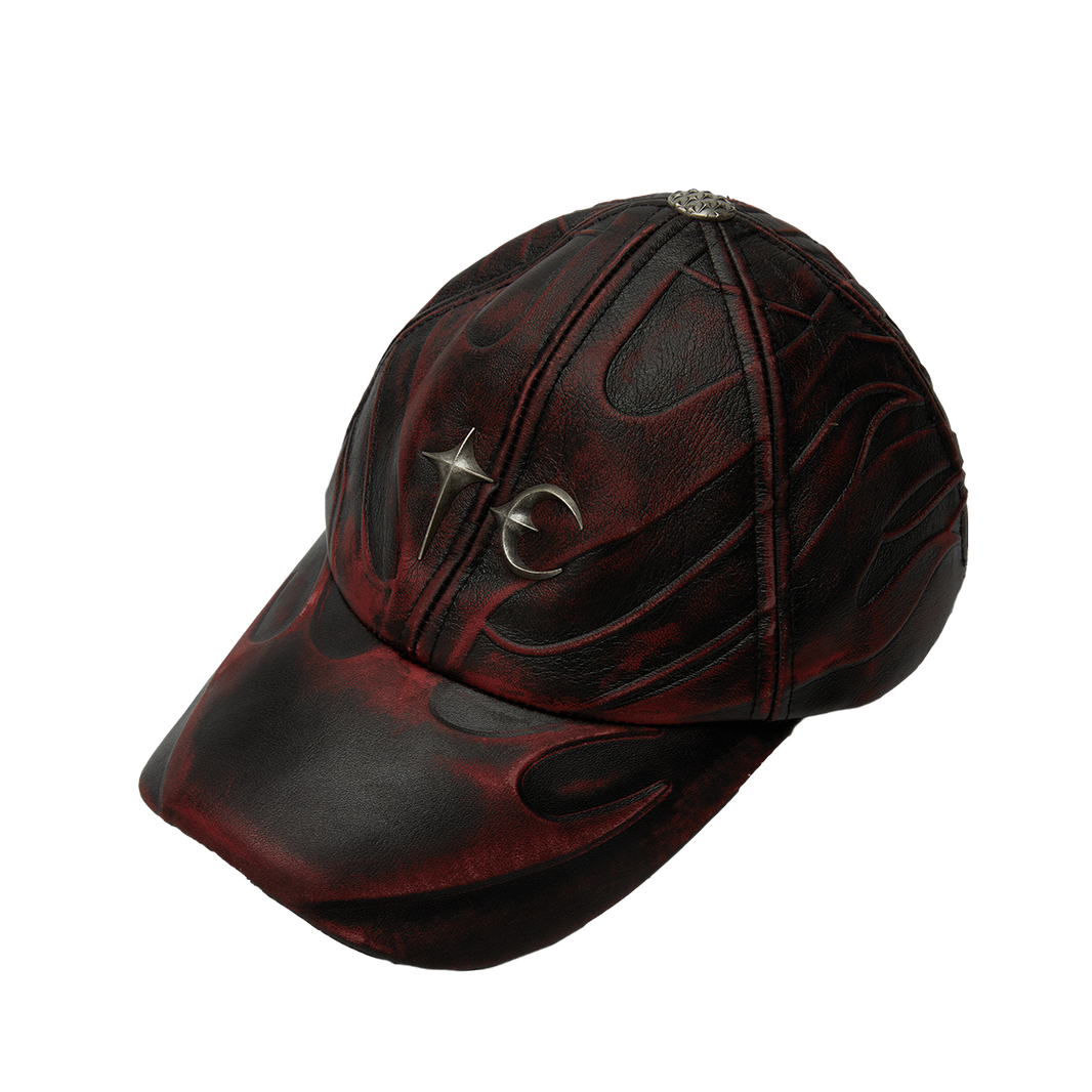 TC LEATHER CHOPPER CAP