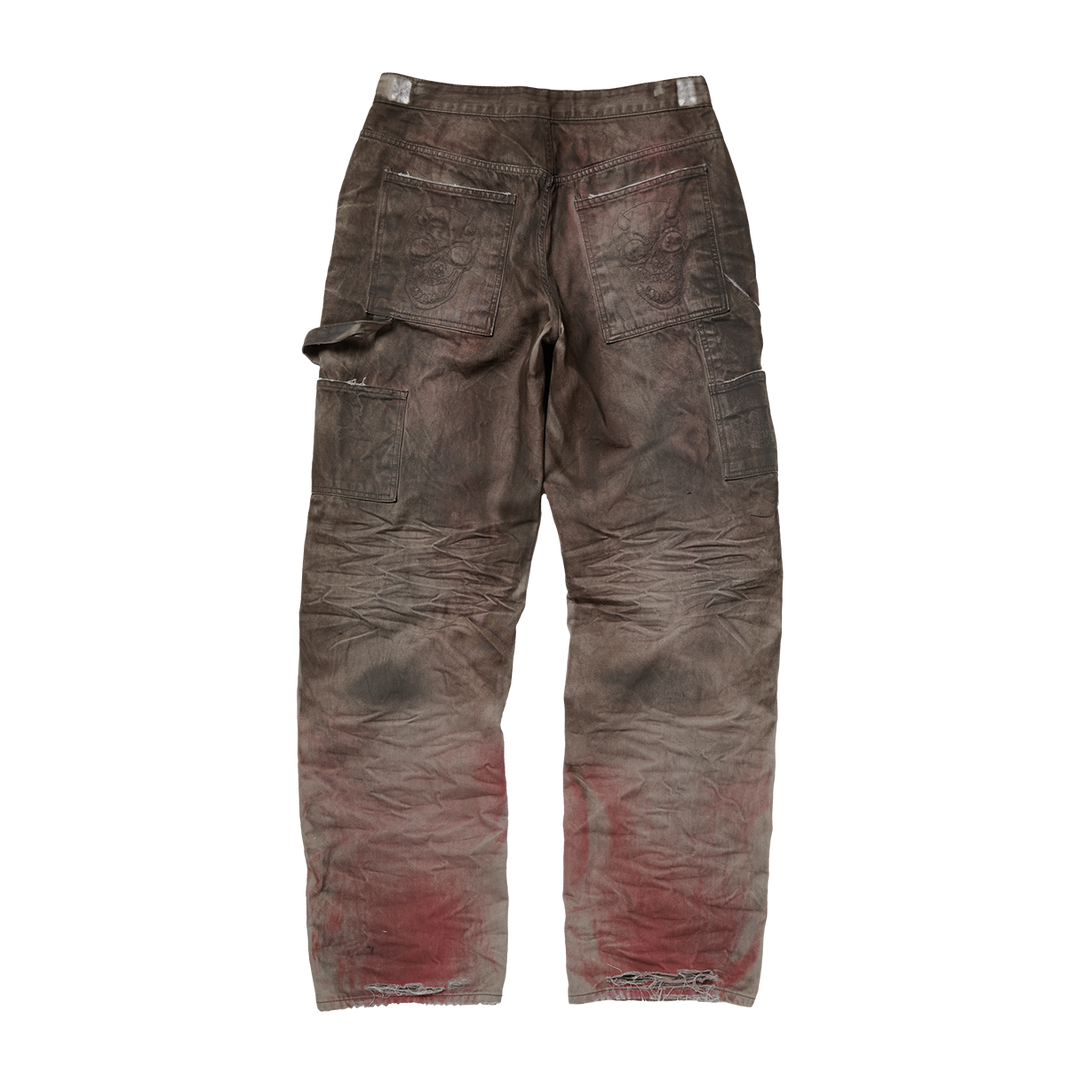 TWO TONE WASHED CARPENTER PANTS