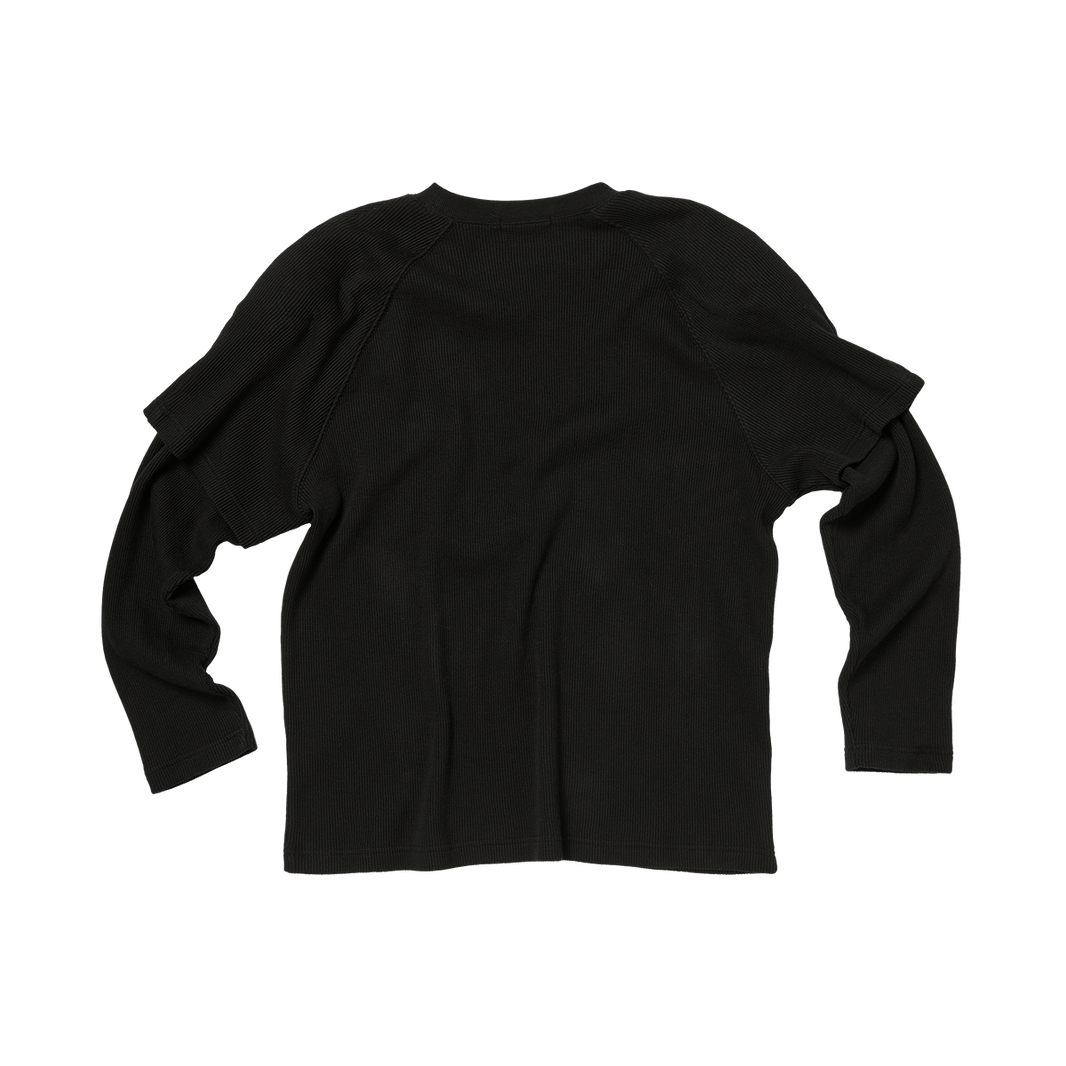 BULK SHOULDER THREE RIDING SKULL LAYERED T-SHIRT