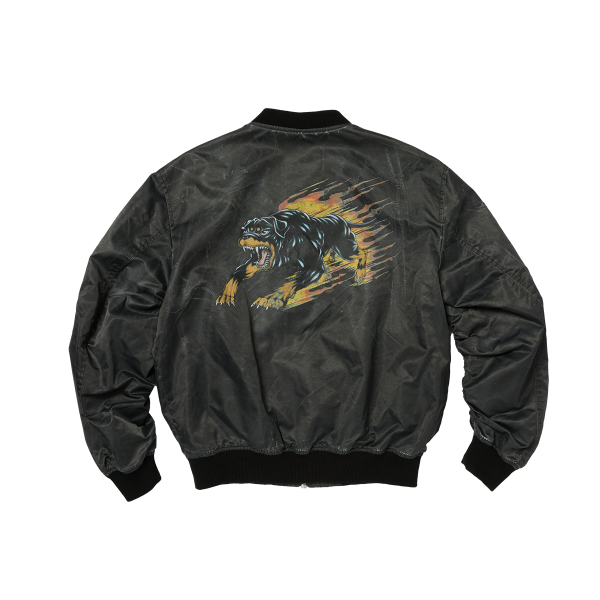 JAMONG TWO TONE WASHED MA-1 JACKET