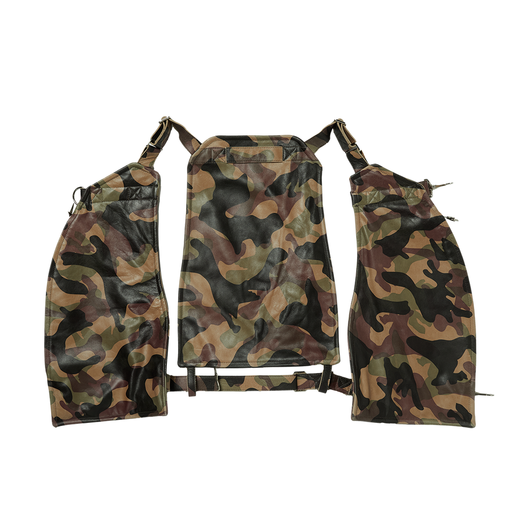 TC CAMO LEATHER LIFE VEST