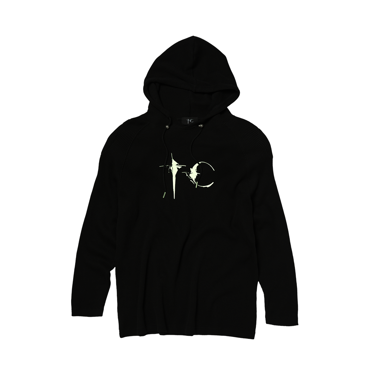 BULK SHOULDER GLOW IN THE DARK HOODIE