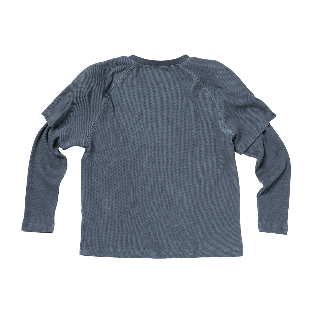 BULK SHOULDER THREE RIDING SKULL LAYERED T-SHIRT