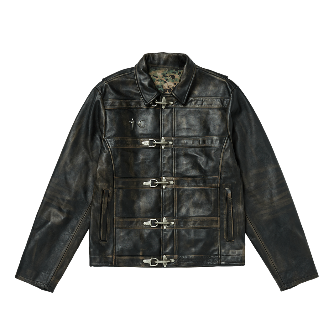 Bio Soldier Leather Jacket