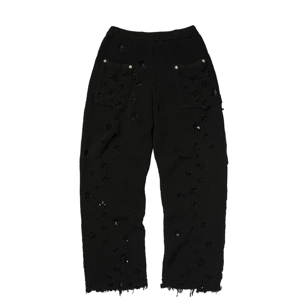 TC DESTROYED KNIT PANTS