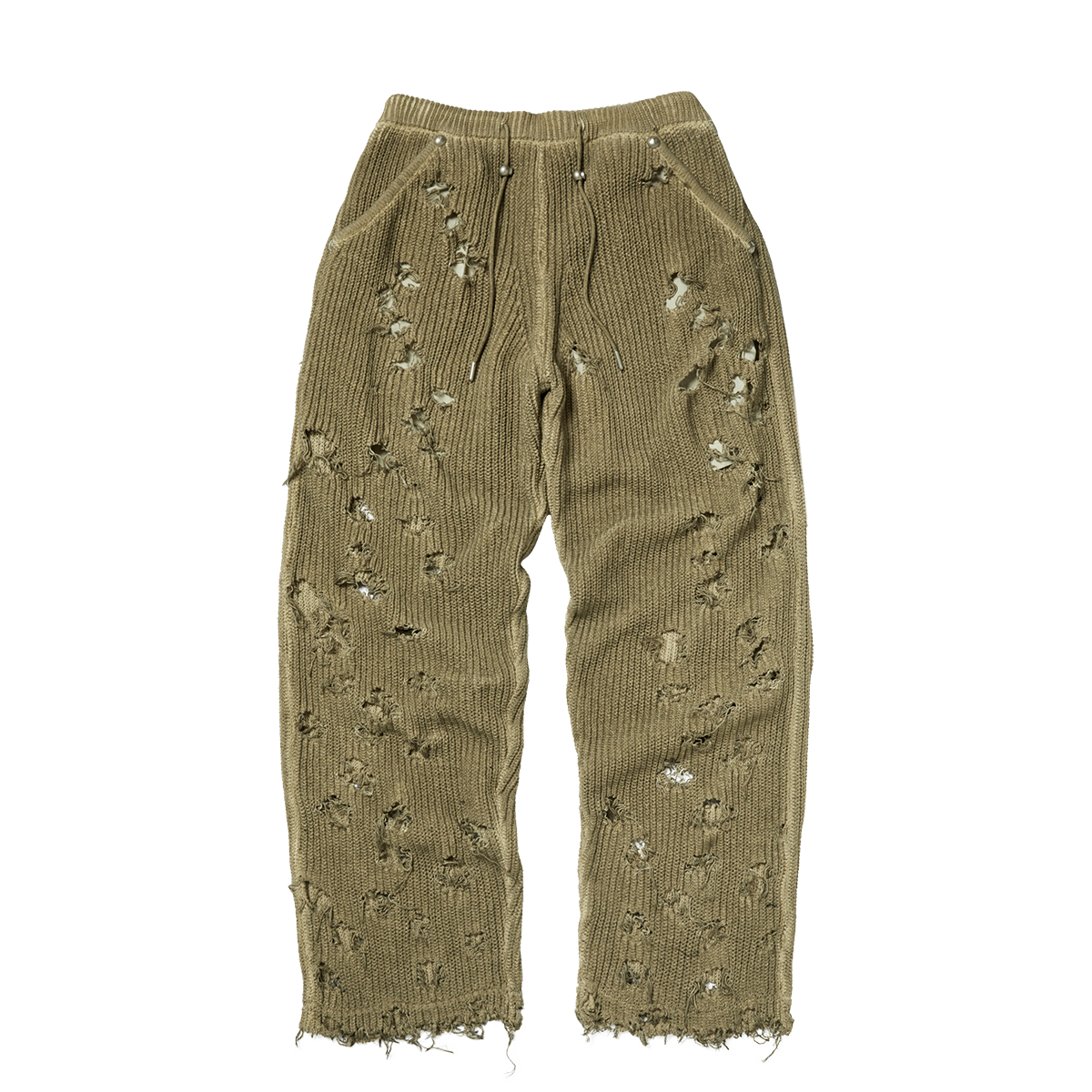 TC DESTROYED KNIT PANTS