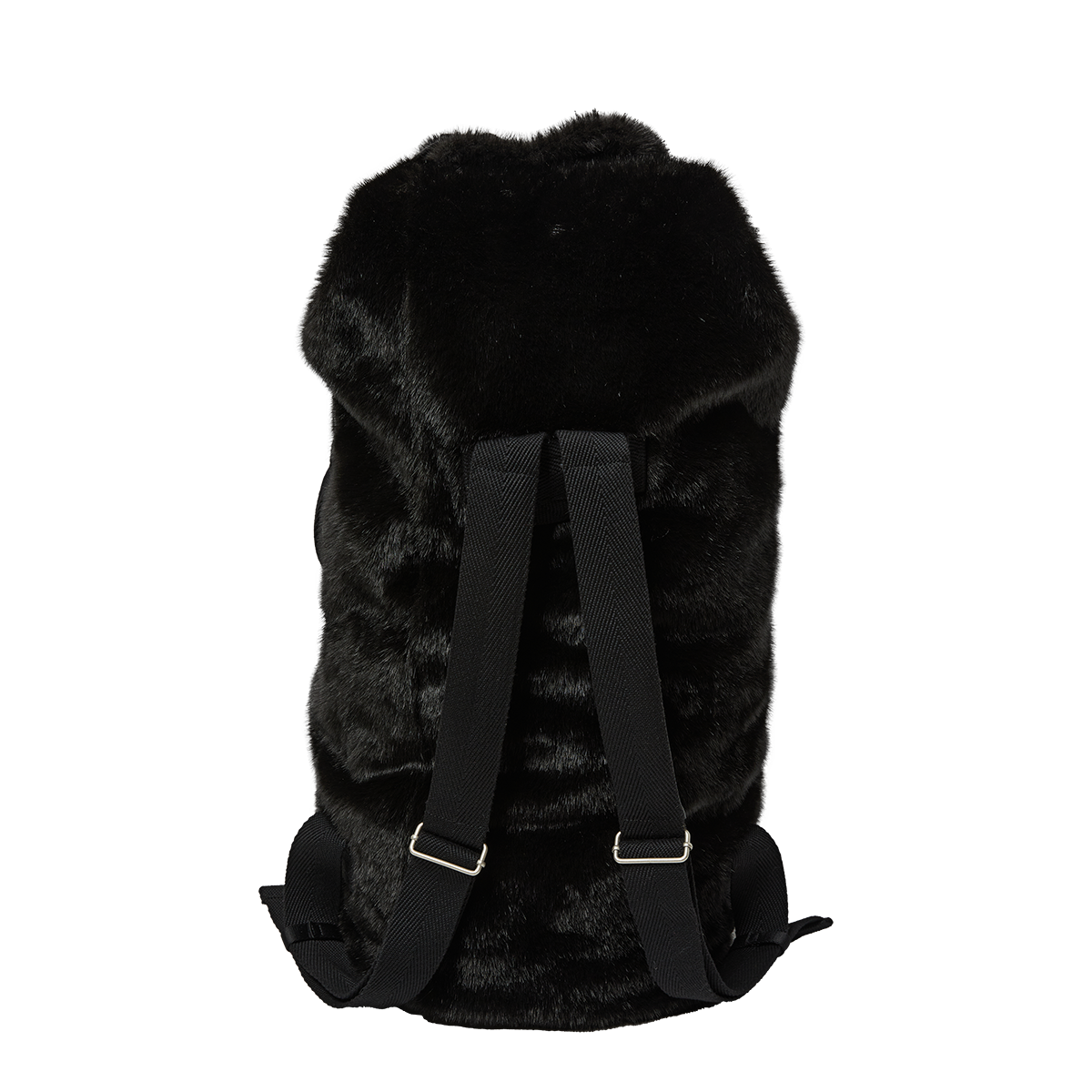 THREE RIDING SKULL FUR DUFFLE BAG