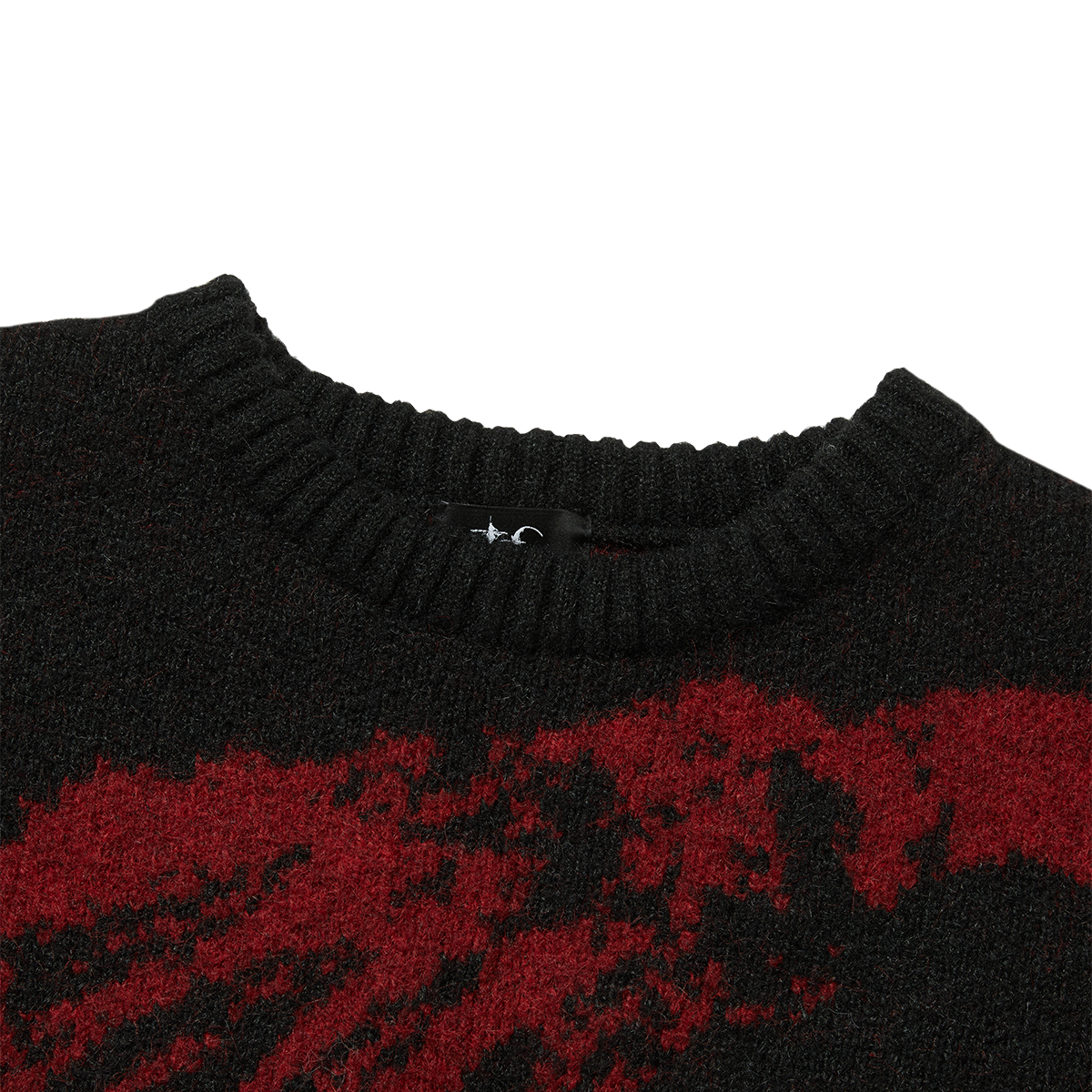 TC BONE CROSS KNIT SWEATER